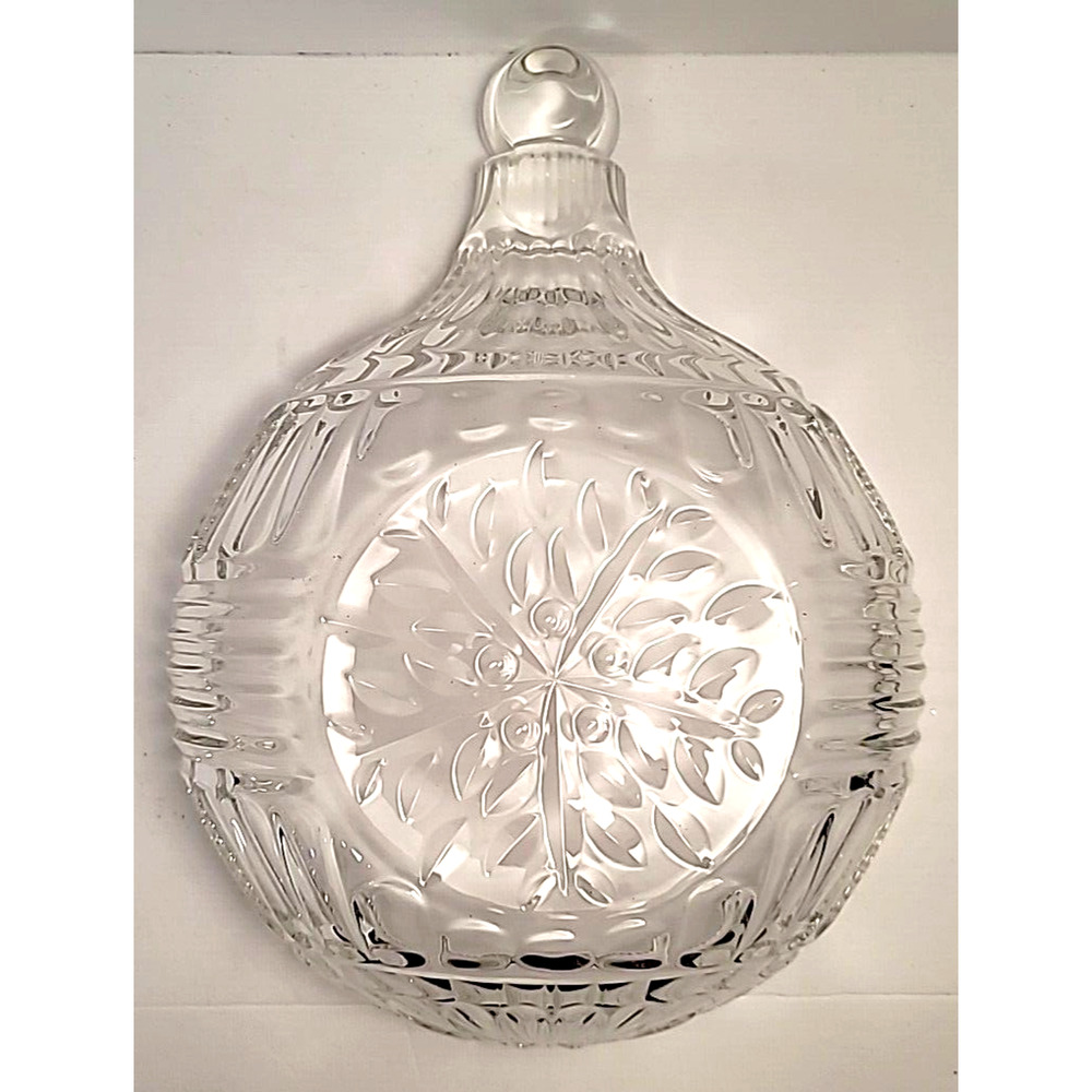 Vtg Fifth Avenue Crystal Christmas Ornament‎ Shaped Snowflake Serving Bowl/ Dish - Picture 7 of 8